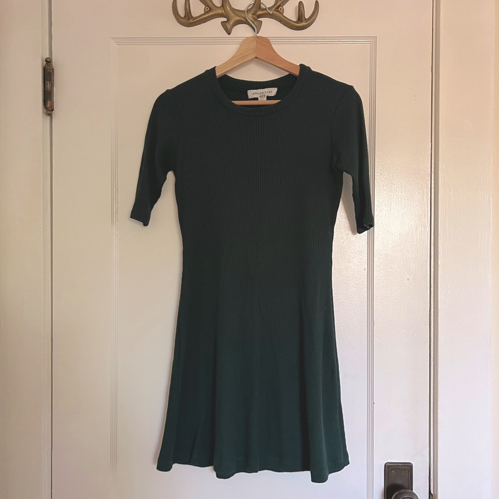 Amour Vert Green Knit Dress